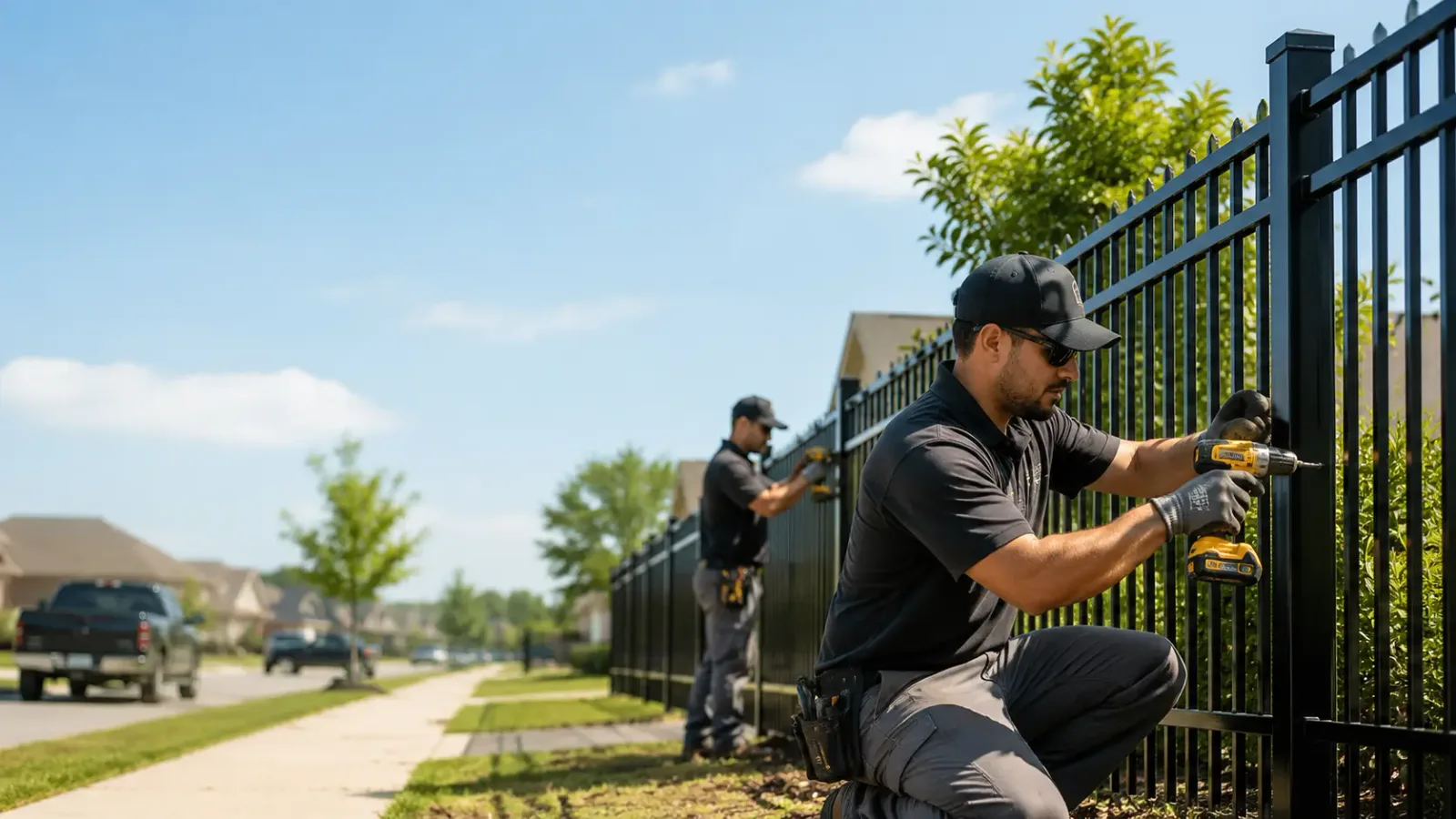 Metal Fence Installation in Covert, MI